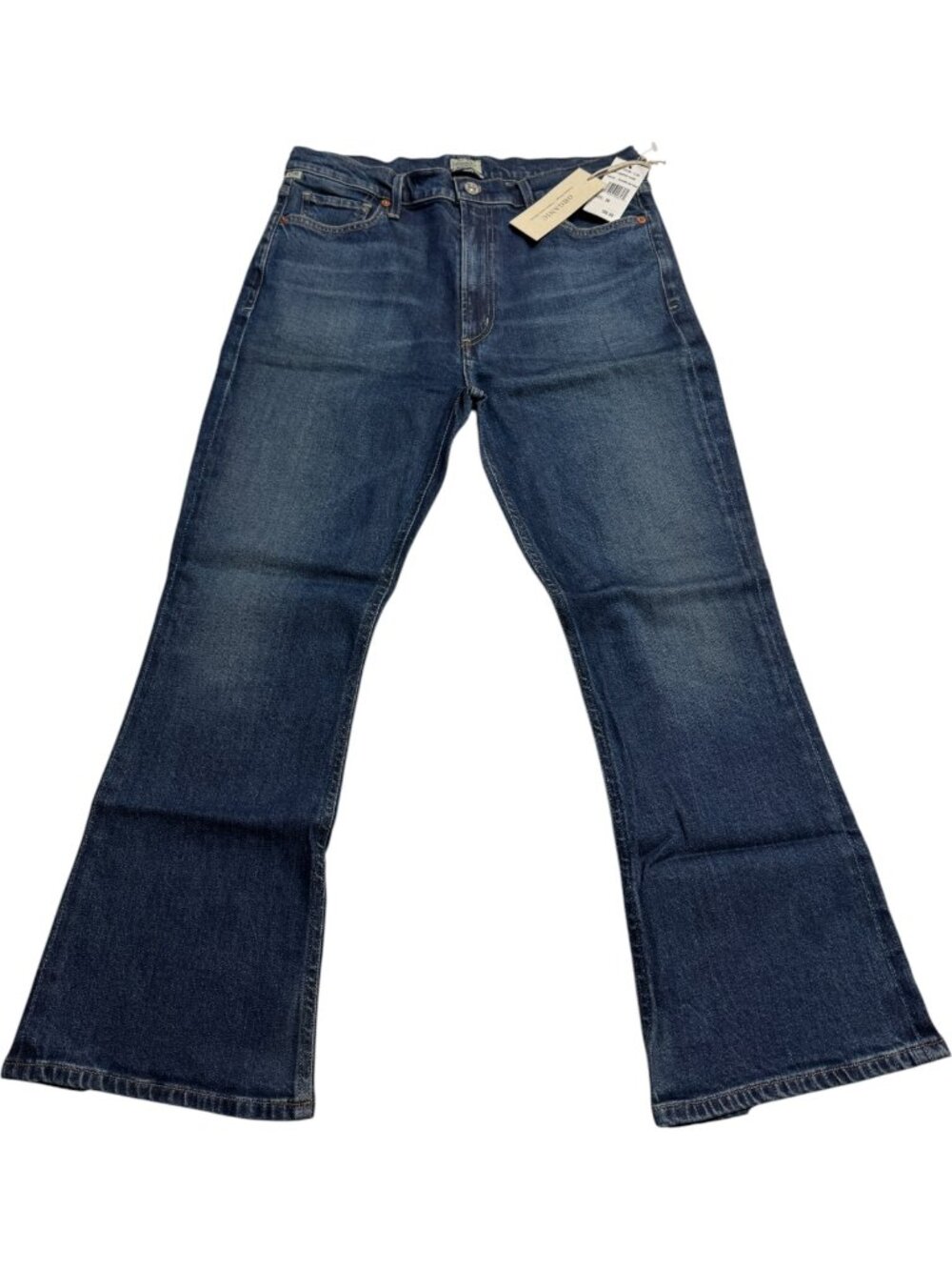 Citizens of Humanity Demy Cropped Flare Jeans Gleams Dark Vintage Size 30 NWT
